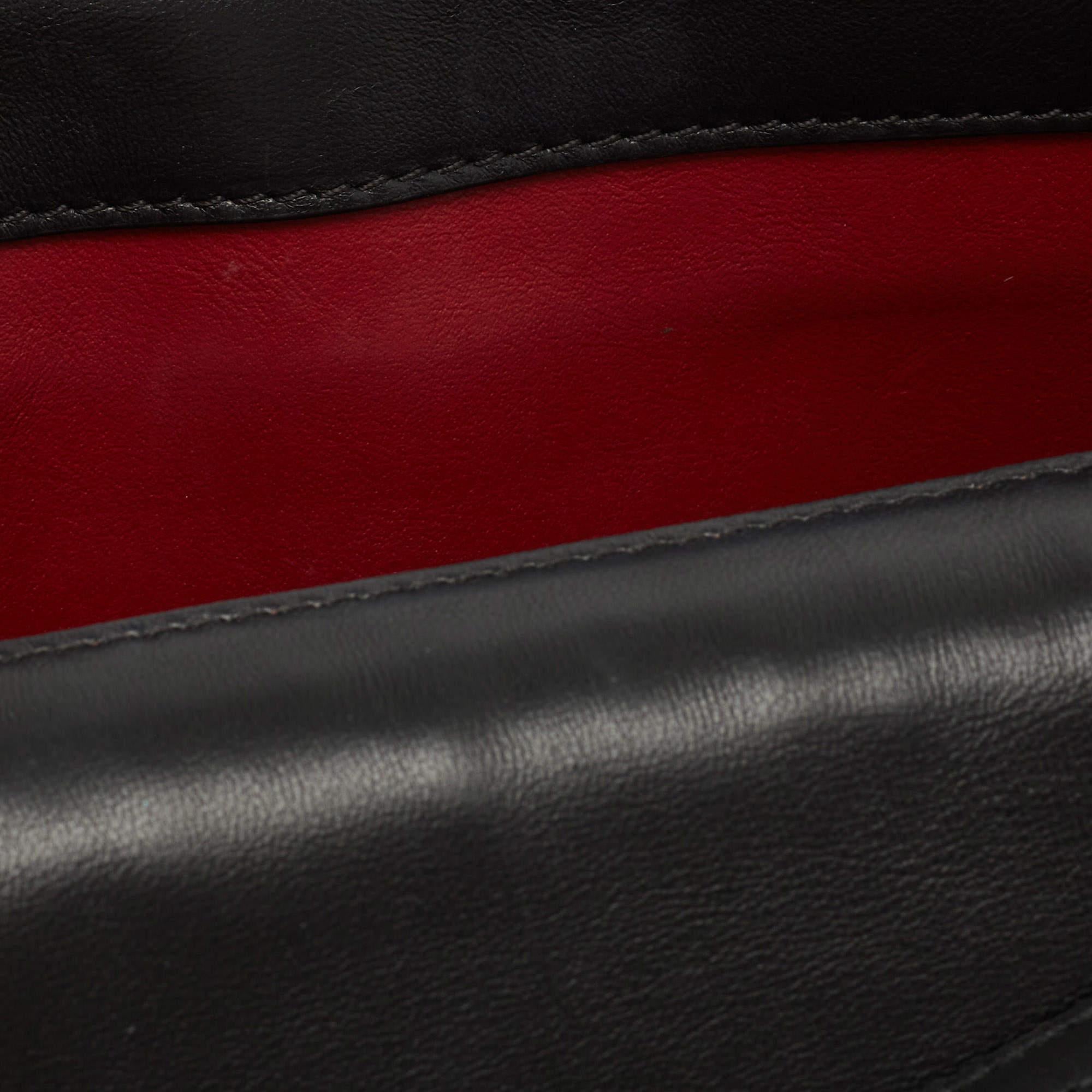 Off-White Black Leather 1.0 Jitney Crossbody Bag 5