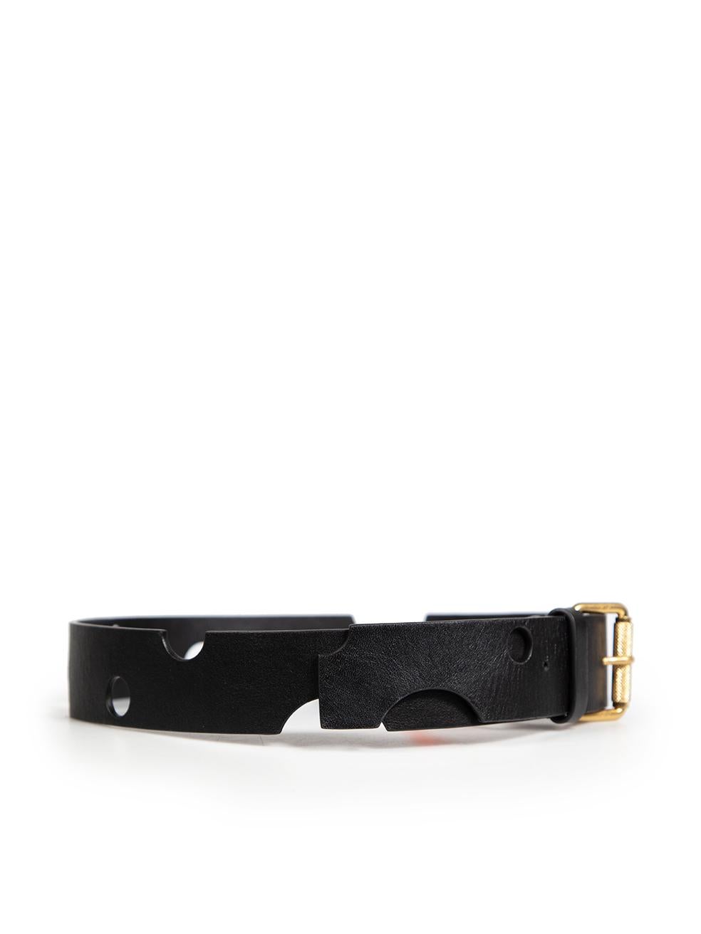 CONDITION is Very good. Minimal wear to belt is evident. White loop has light makeup mark on. Hardware has abrasions seen across surface on this used Off-White designer resale item. This belt includes original dust bag.
 
 
 
 Details
 
 
 Black
 
