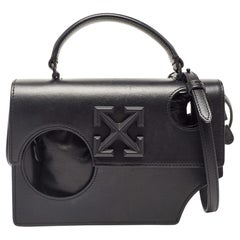 Cross body bags Off-White - Bag in black with Industrial shoulder strap -  OMNA049R20E480011000