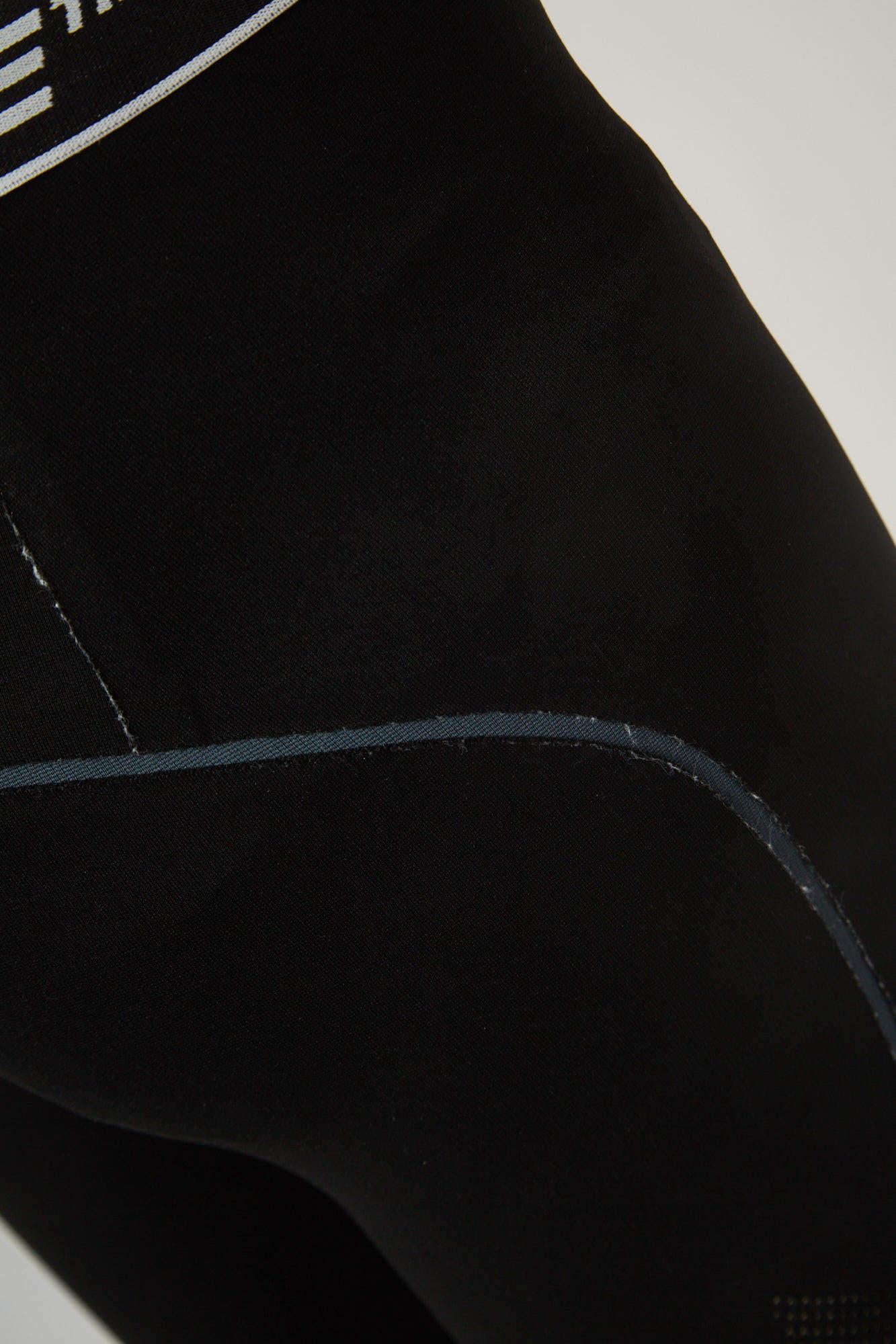 Off-White Black Logo Intarsia Knit Active Wear Leggings M For Sale 2