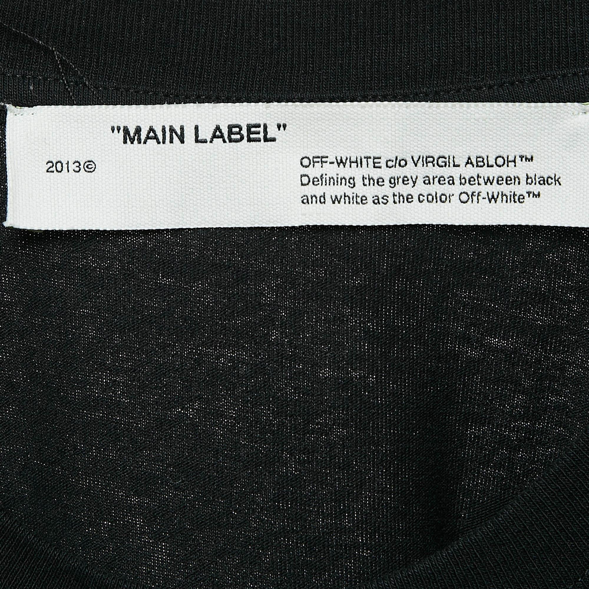Maglietta in cotone con stampa principessa nera di Off-White I.L.A. In condizioni buone in vendita a Dubai, Al Qouz 2
