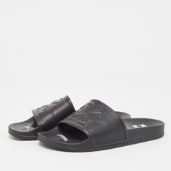 Off-White Black Rubber Arrow Pool Slides Size 41