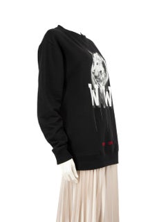 Off-White Black Wolf Print Jumper Size M
