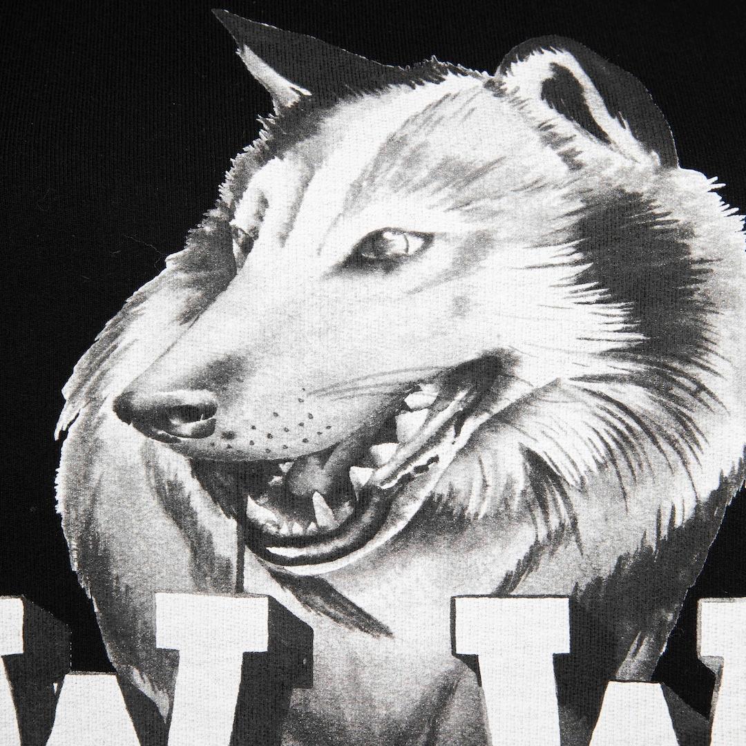 Maglione con stampa lupo nero di Off-White, taglia M. In condizioni buone in vendita a London, GB