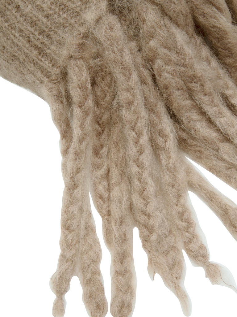 OffWhite Blanket Taupe Beige For Sale at 1stDibs