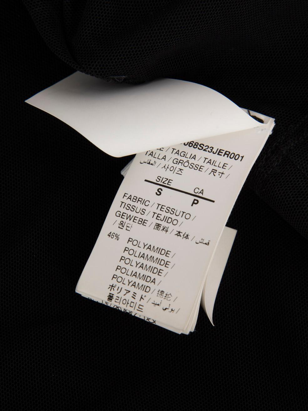 Top court à motif de coups de pinceau Off-White Taille S en vente 2
