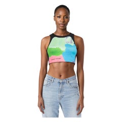 Top court à motif de coups de pinceau Off-White Taille S