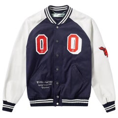 Off-White C/O Virgil Abloh Appliquéd Cotton-Blend Bomber Jacket 