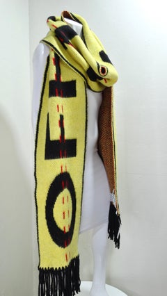 OFF-WHITE C/O VIRGIL ABLOH Knit Wool Scarf