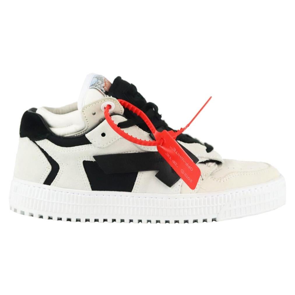 Off-White C/O Virgil Abloh Neoprene, Suede & Leather Sneakers