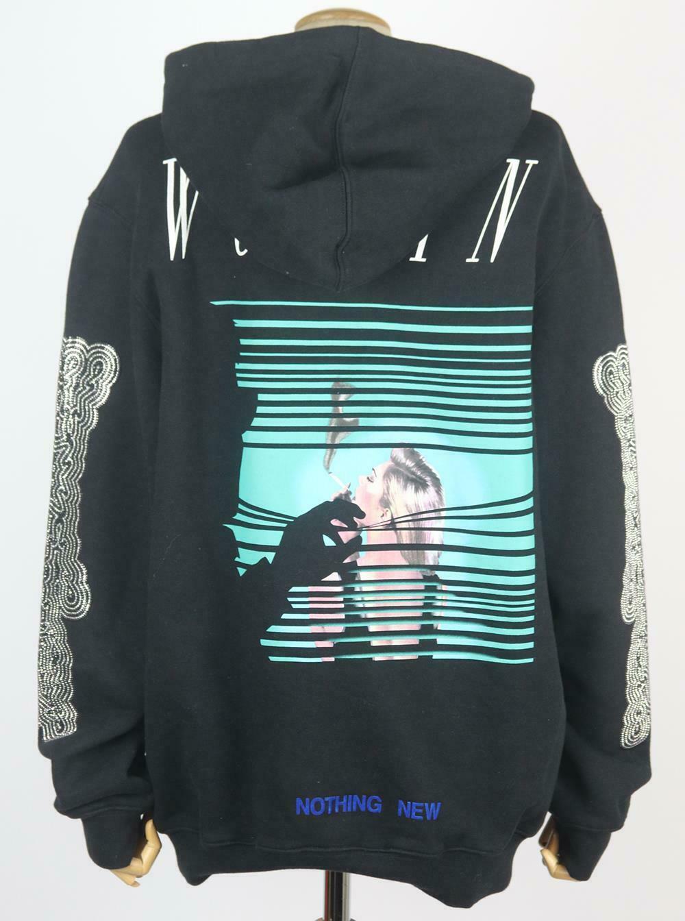 off white oversized hoodie