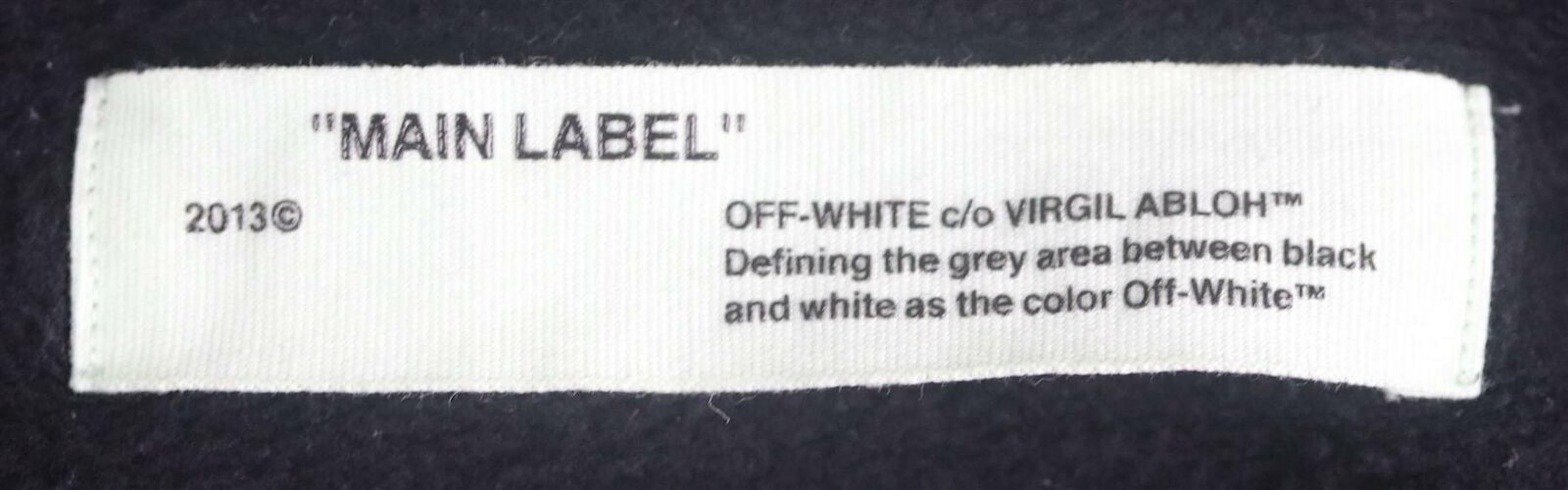 da uomo o donna Off-White C/O Virgil Abloh Felpa con cappuccio oversize in jersey di cotone stampato