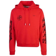 Off-White C/O Virgil Abloh Oversized Printed Cotton Jersey Hoodie