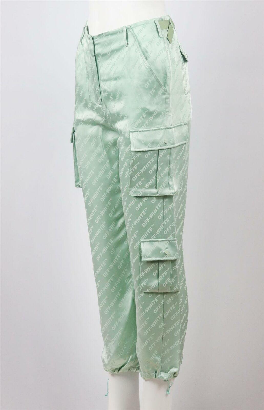 off white c/o virgil abloh womens straight trousers