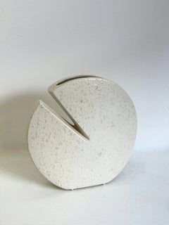 Off-white ceramic vase by Nereo Boaretto