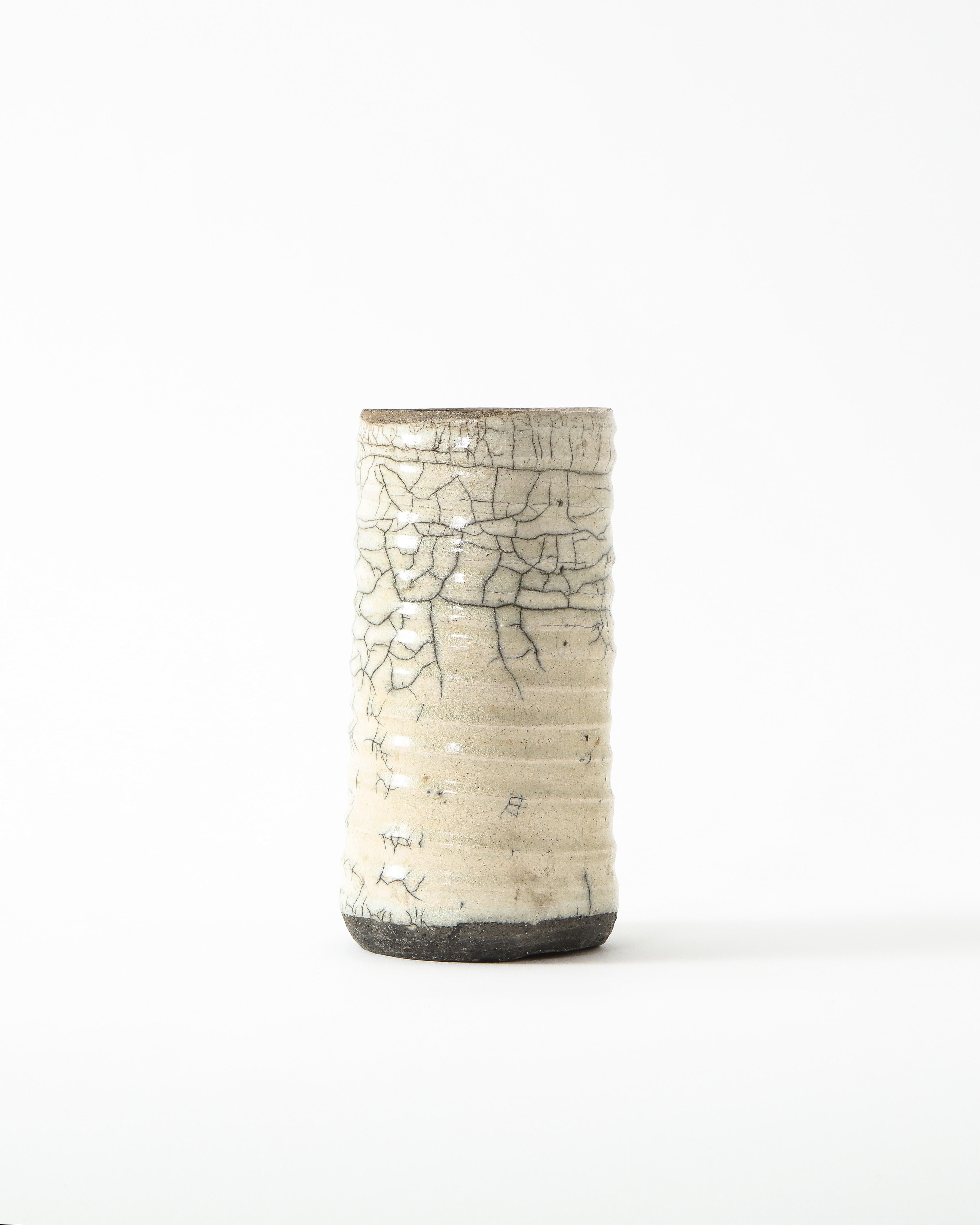 off white ceramic vase