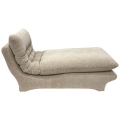 Off-White Chenille Chaise by Preview