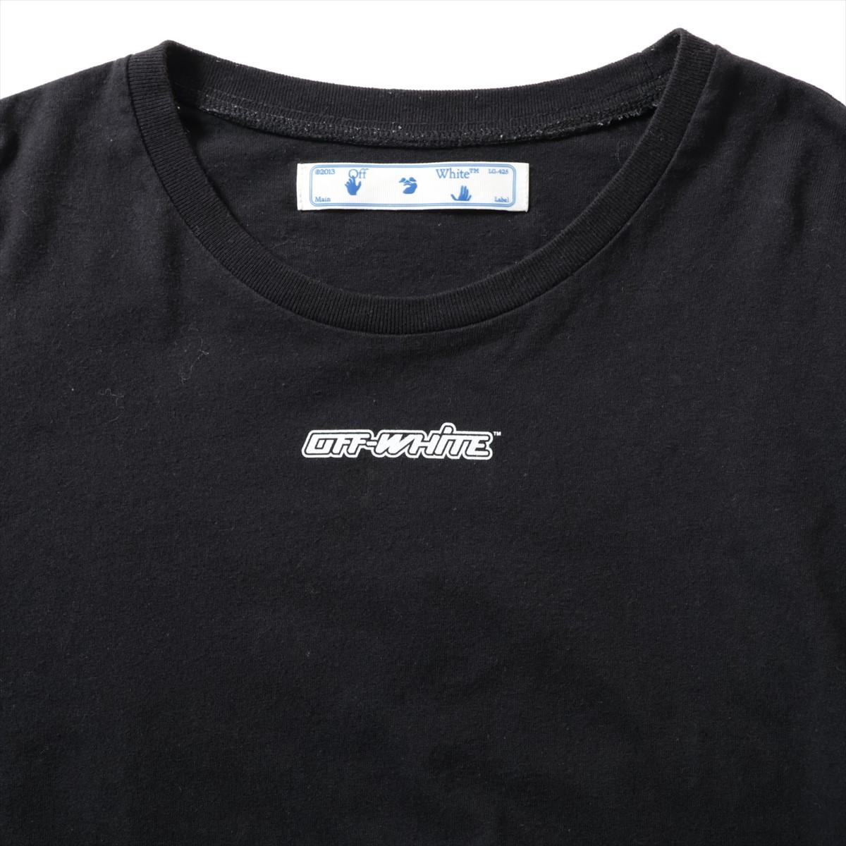 Women's Off-White Cotton Long Sleeve Shirt Black For Sale