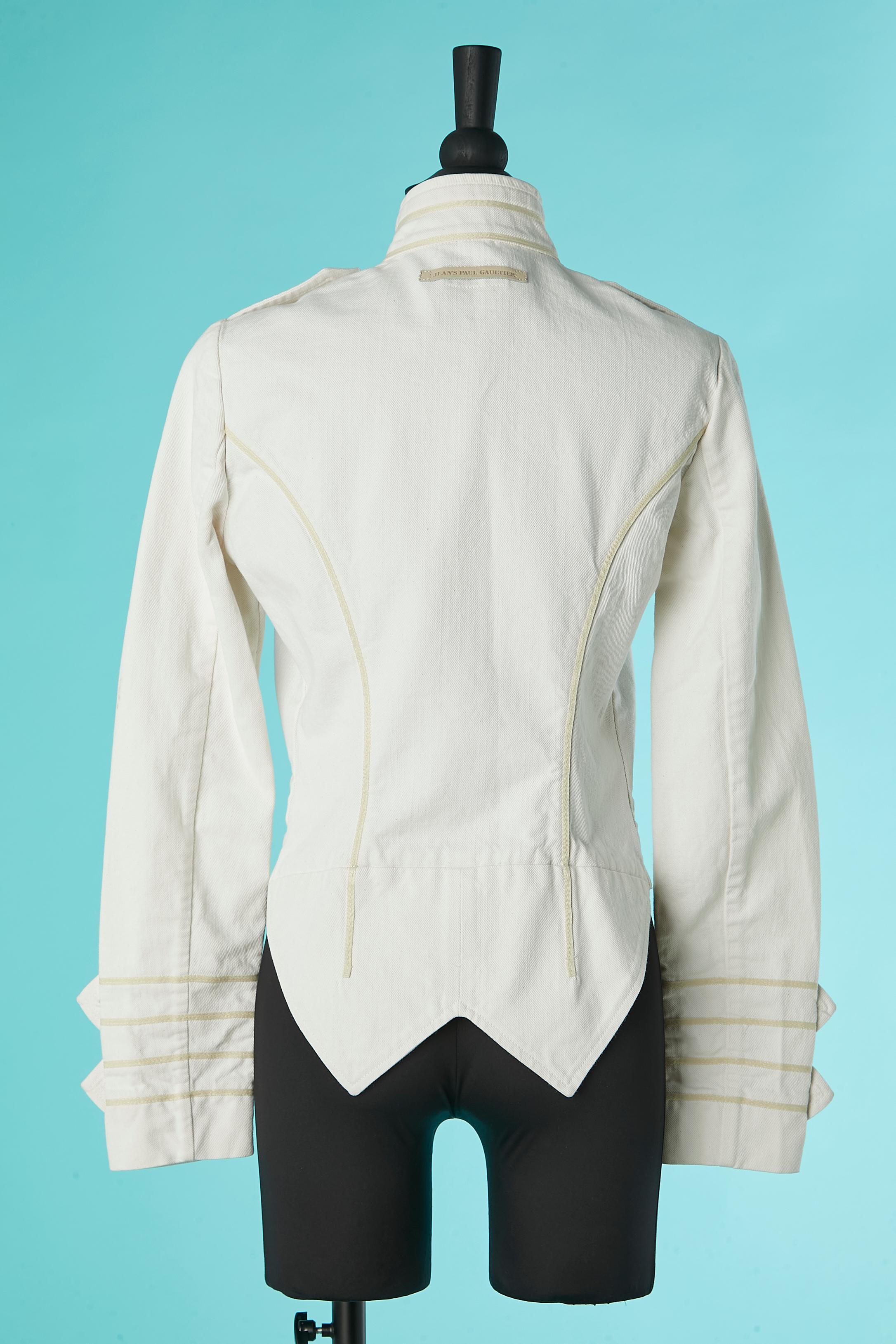 Off-white cotton Officer jacket Jean-Paul Gaultier Jean's  2