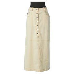Off-white cotton skirt Sonia Rykiel JEANS