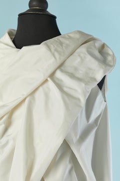 Off-white draped and twisted cocoon dress LANVIN by Alber Elbaz SS2009