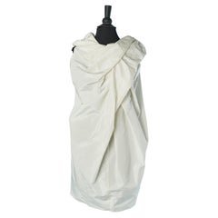 Off-white draped and twisted cocoon dress LANVIN by Alber Elbaz SS2009