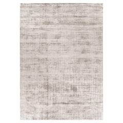 Tapis rectangulaire Off-White 250 tissé à la main par Mohebban