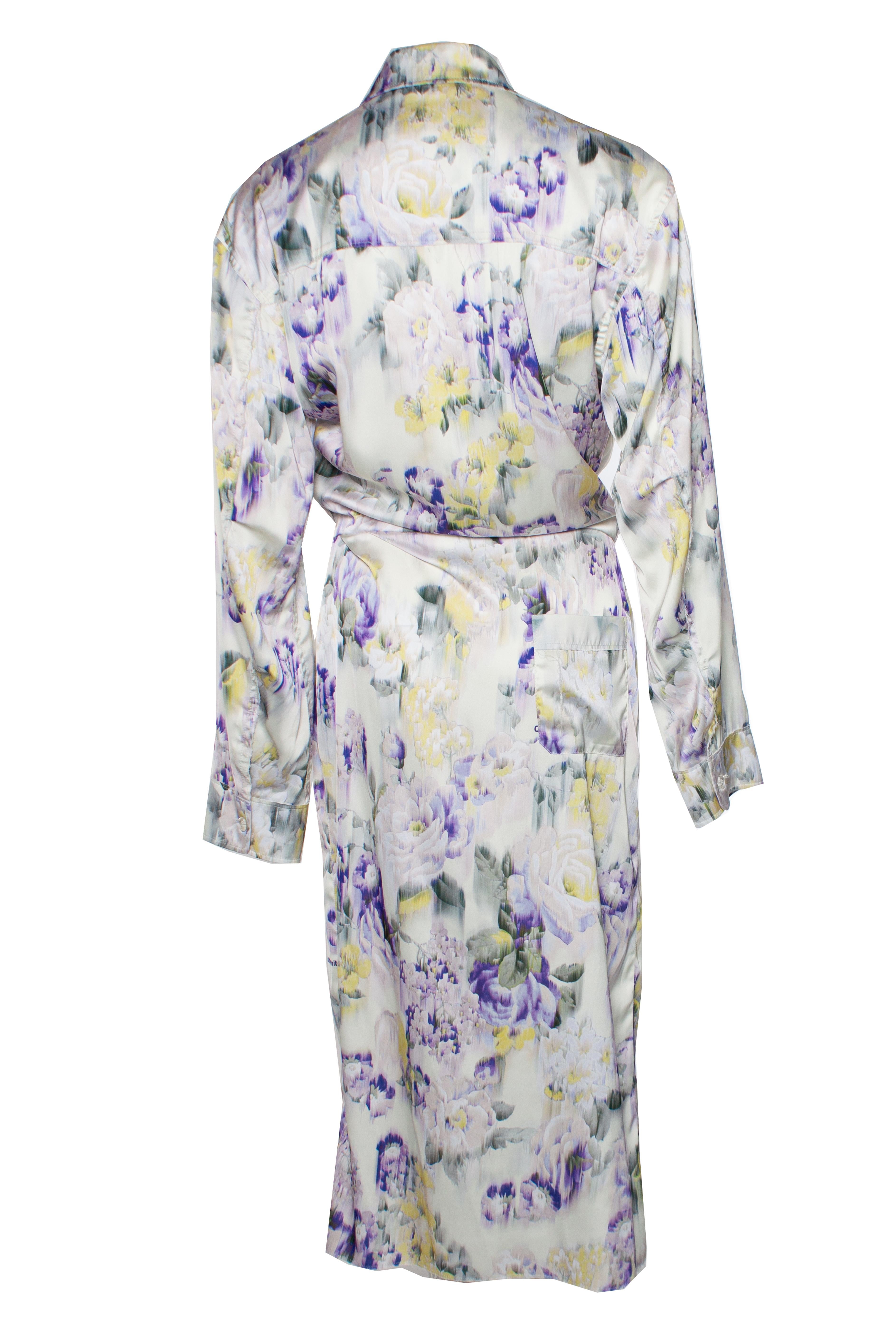 OFF weiß, Maxikleid mit Blumenmuster im Angebot