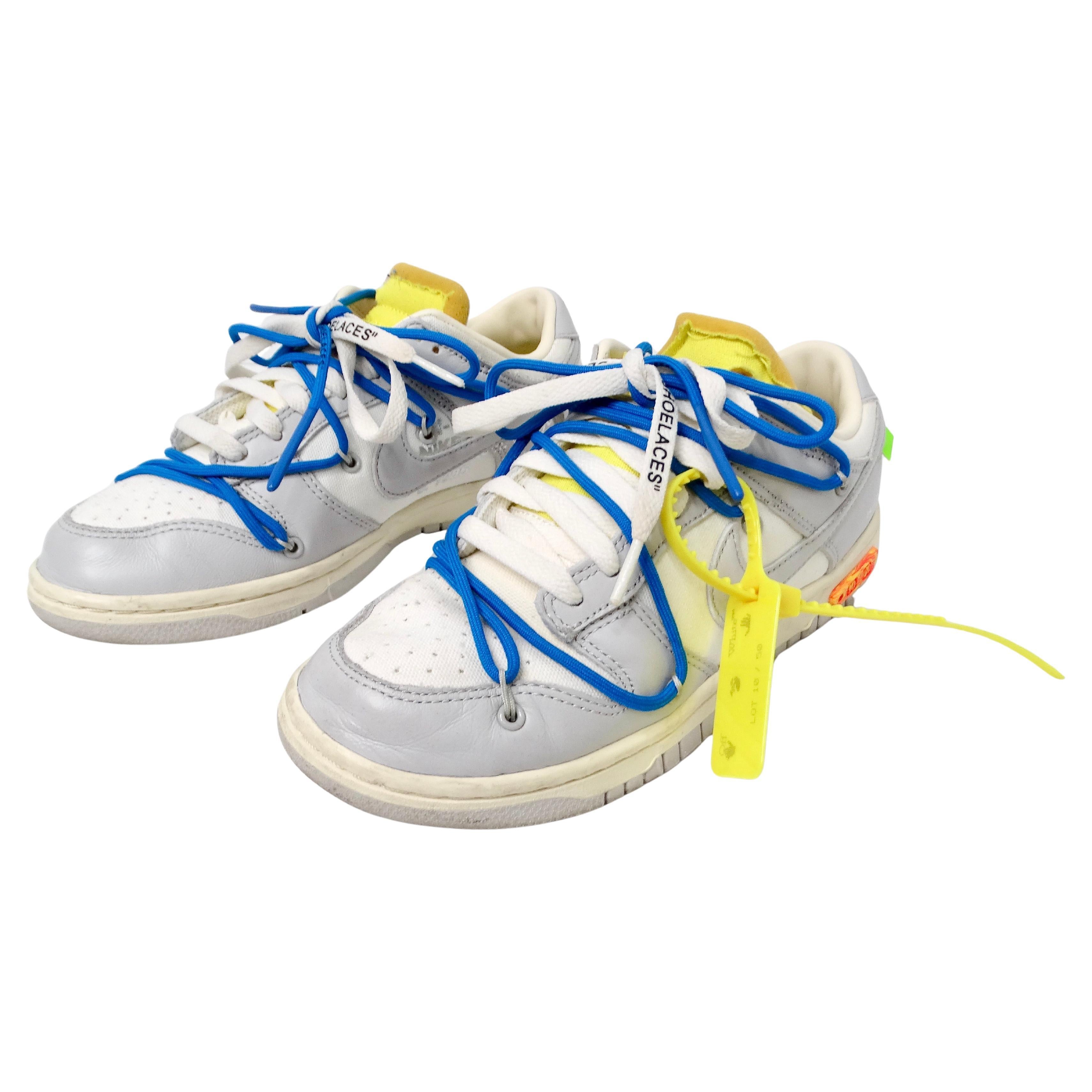Off-White for Nike Dunk Low "Lot 10 of 50" Sneakers For Sale