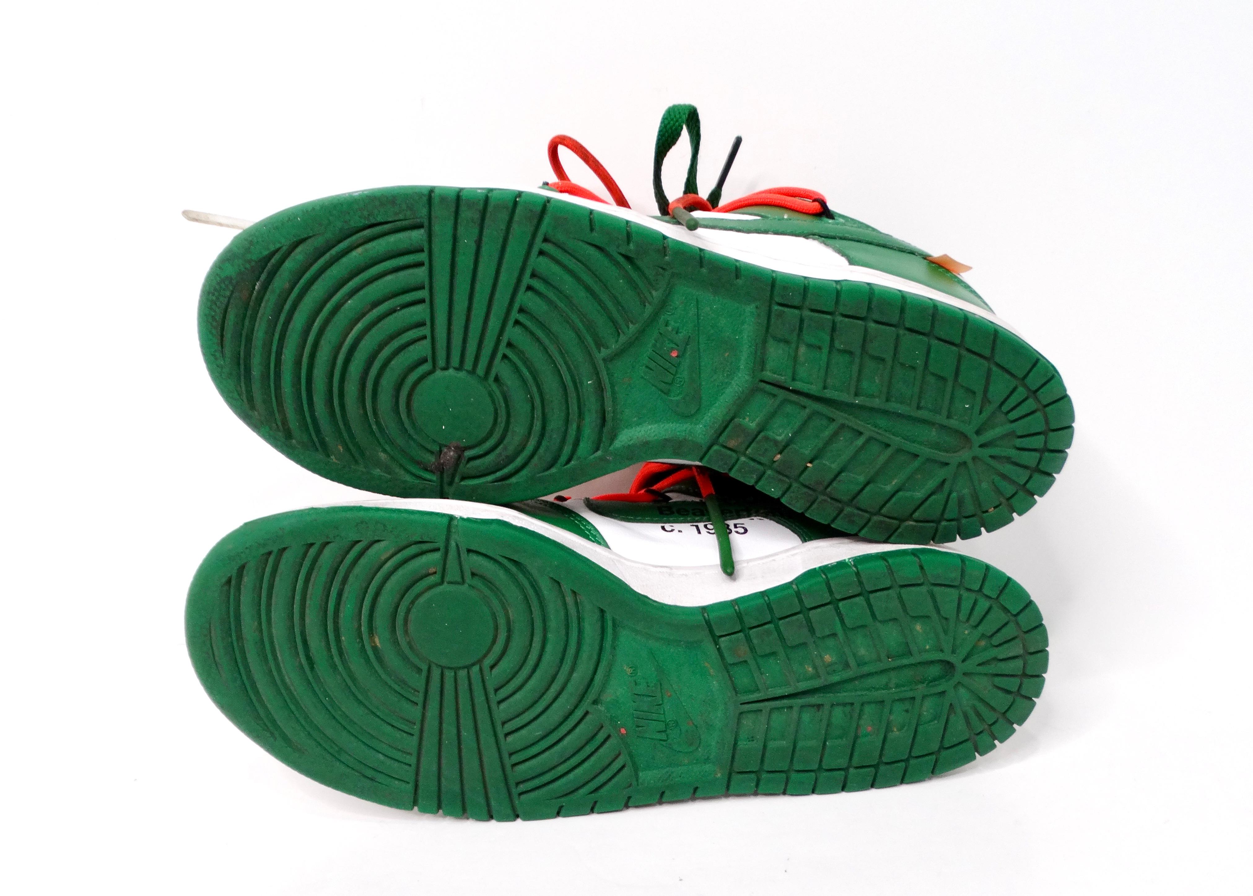 Off-White for Nike Dunk Low Pine Green Sneakers 2019 For Sale 3
