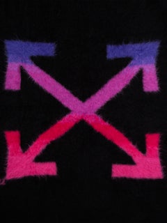 Off-White Gradient Blanket Black Fucsia Fluo