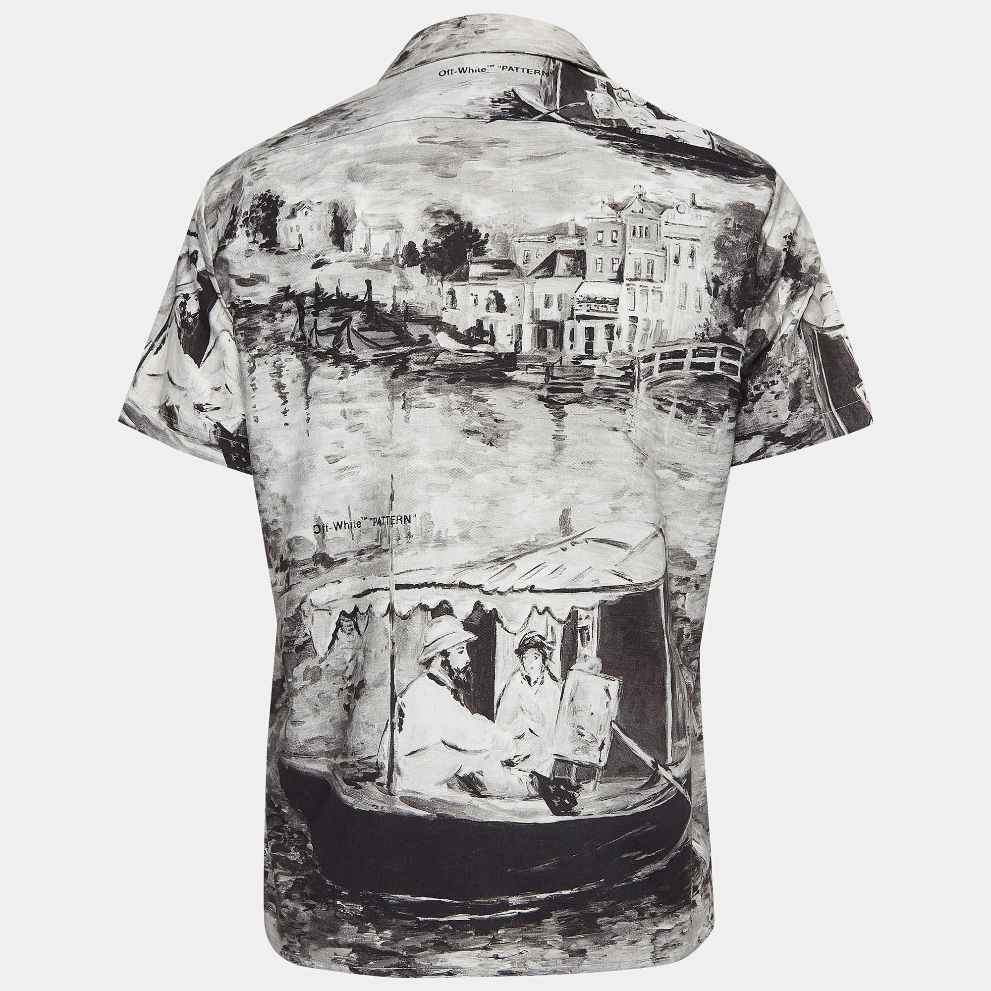 Shirts are an indispensable part of a wardrobe so this brand brings you a creation that is both versatile and stylish. It has been tailored from quality material in a versatile shade. The shirt is detailed with signature elements and a comfortable