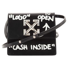 Cross body bags Off-White - Bag in black with Industrial shoulder strap -  OMNA049R20E480011000
