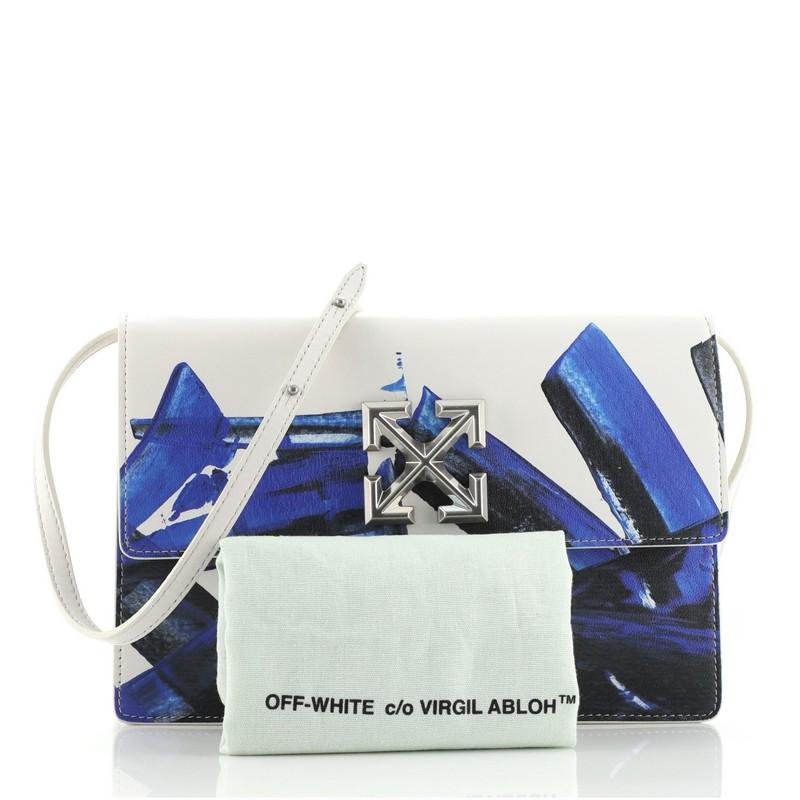 OFF-WHITE: Jitney 1.4 Off White leather bag - Black | Off-White crossbody  bags OWNA115E20LEA002 online at
