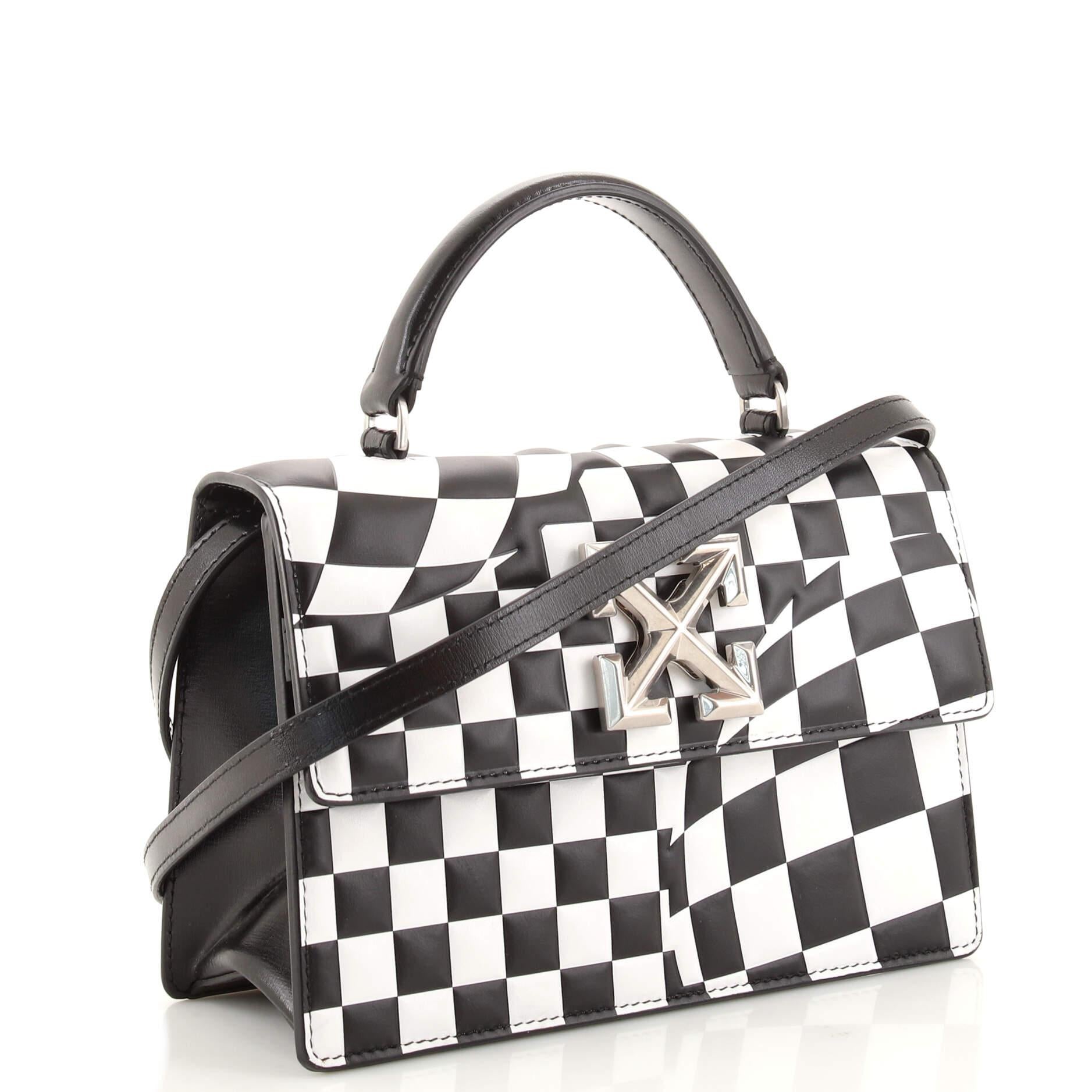 Jitney 1.4 printed leather tote