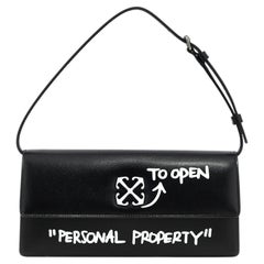 Off-White Jitney Shoulder Bag — Black