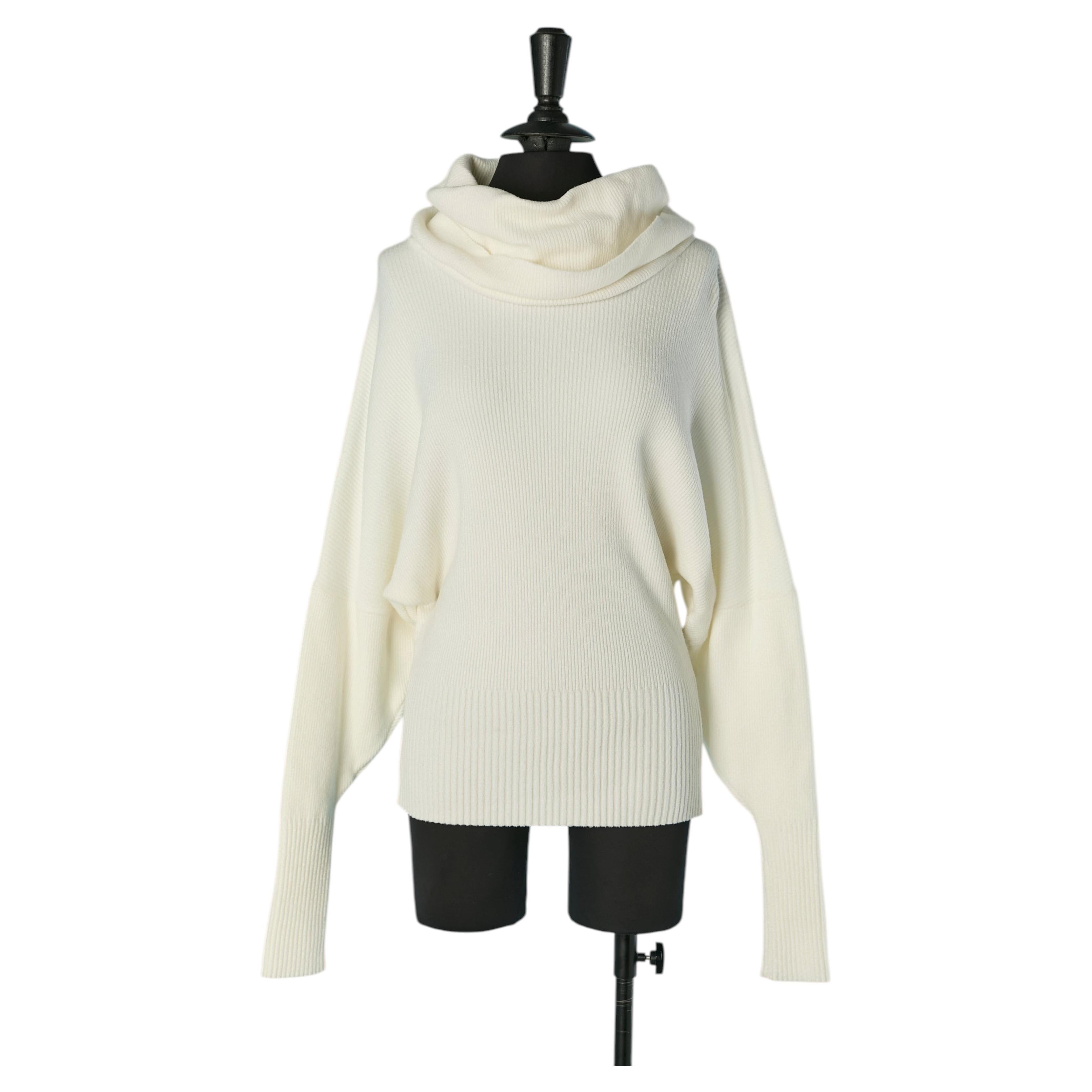 Off-white Strickpullover ALEXANDRE VAUTHIER im Angebot