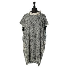 Off-White lace dress with black lining JOHN GALLIANO
