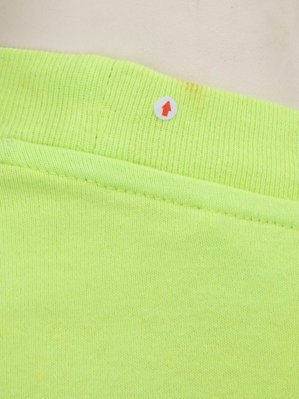 Camiseta estampado gráfico verde lima Off-White Talla S en venta 4