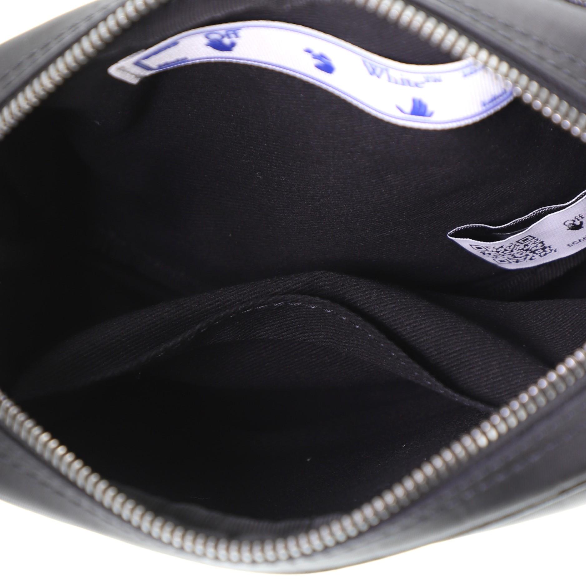off white nylon bag
