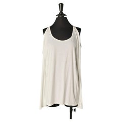 Off-white long sleeve tee-shirt with open shoulder MAISON MARGIELA 1