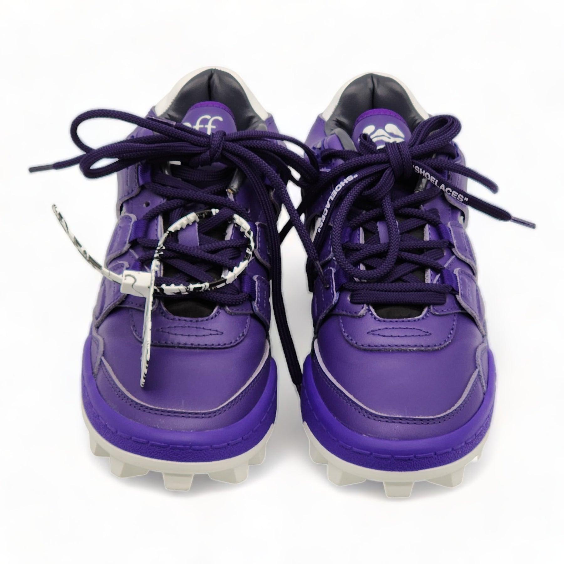 Off-White Mountain Cleats Sneakers ‘Purple’.

Additional information:
Style code: OMIA210R21LEA0013701 
Color: Purple
Size: 40 (7 US)
Country: Italy
Include: Original packaging.
