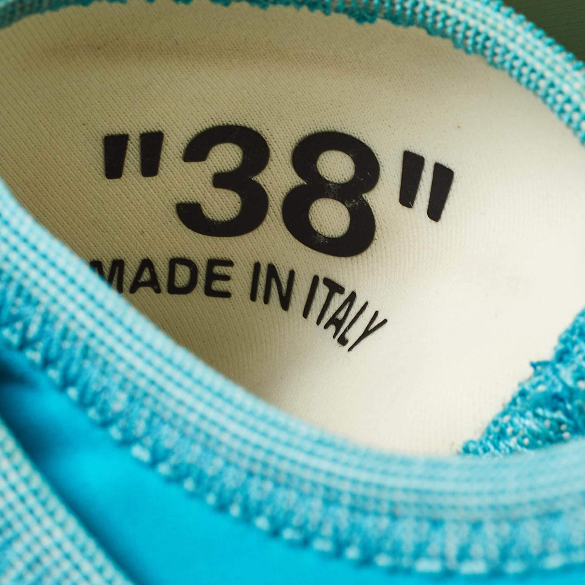 Off-White Multicolor Wildleder und Stoff Virgil Abloh Sneakers Größe 38 3