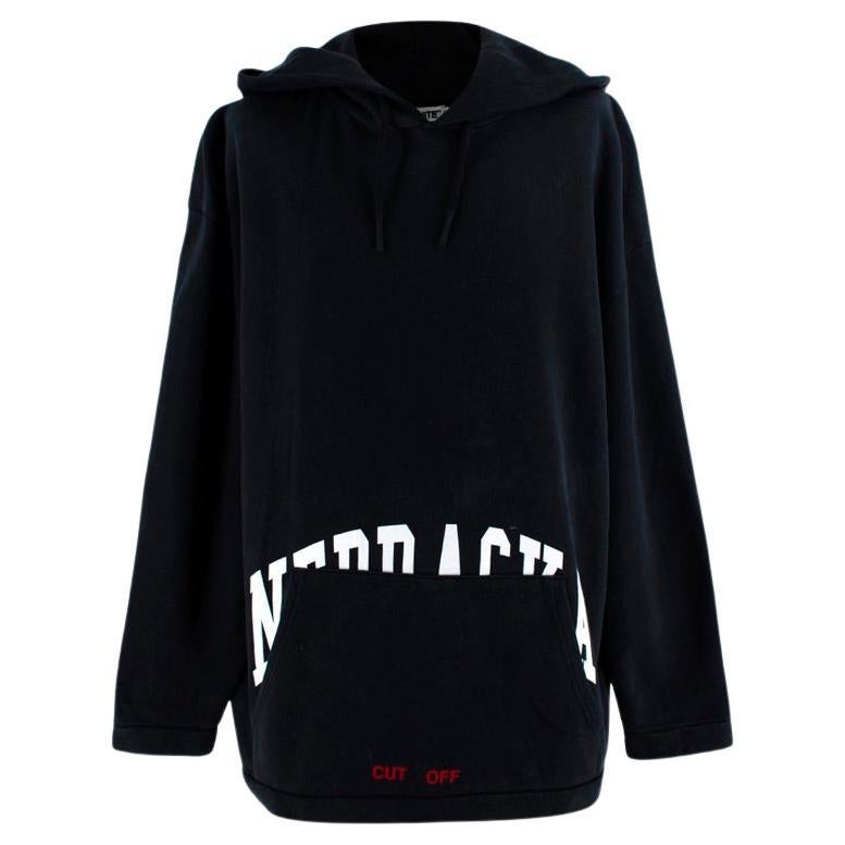 Off-White C/O Virgil Abloh Ombré Embellished Cotton Jersey Hoodie For ...