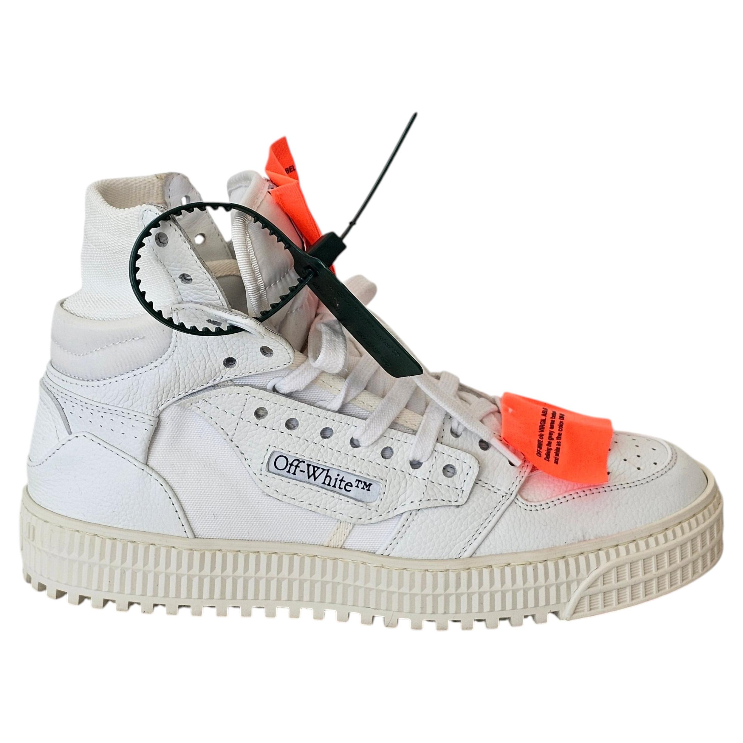 OFF-WHITE Off Court 3.0 Zapatillas altas Blanco / Naranja Talla 39