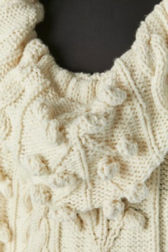 Maglione oversize bianco sporco CHRISTIAN DIOR Boutique