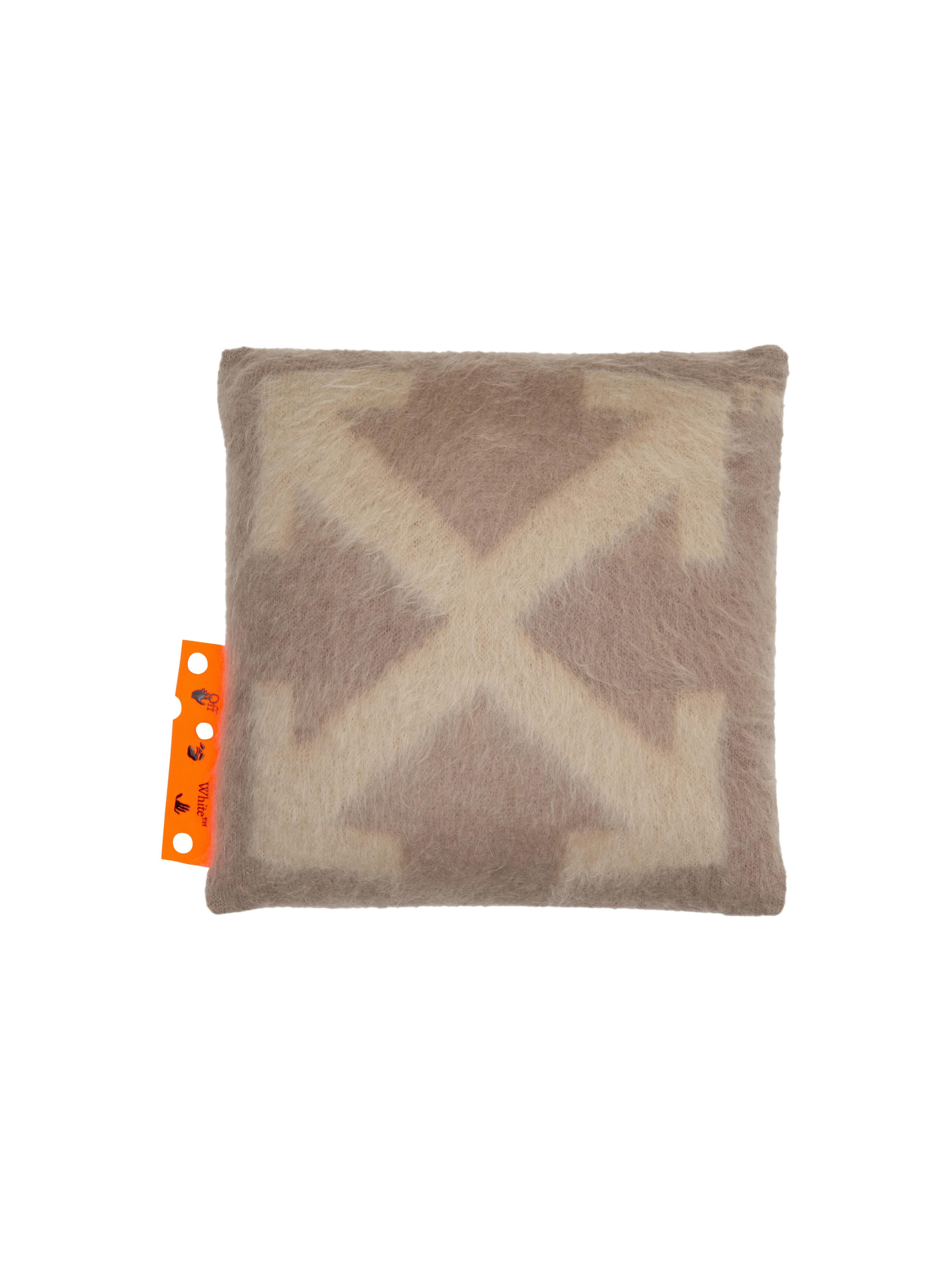 Brushed mohair Small Pillow with big arrow, taupe colors variations
By Virgil Abloh
Dimensions: 45 W x 45 H
This item is only available to be purchased and shipped to the United States.