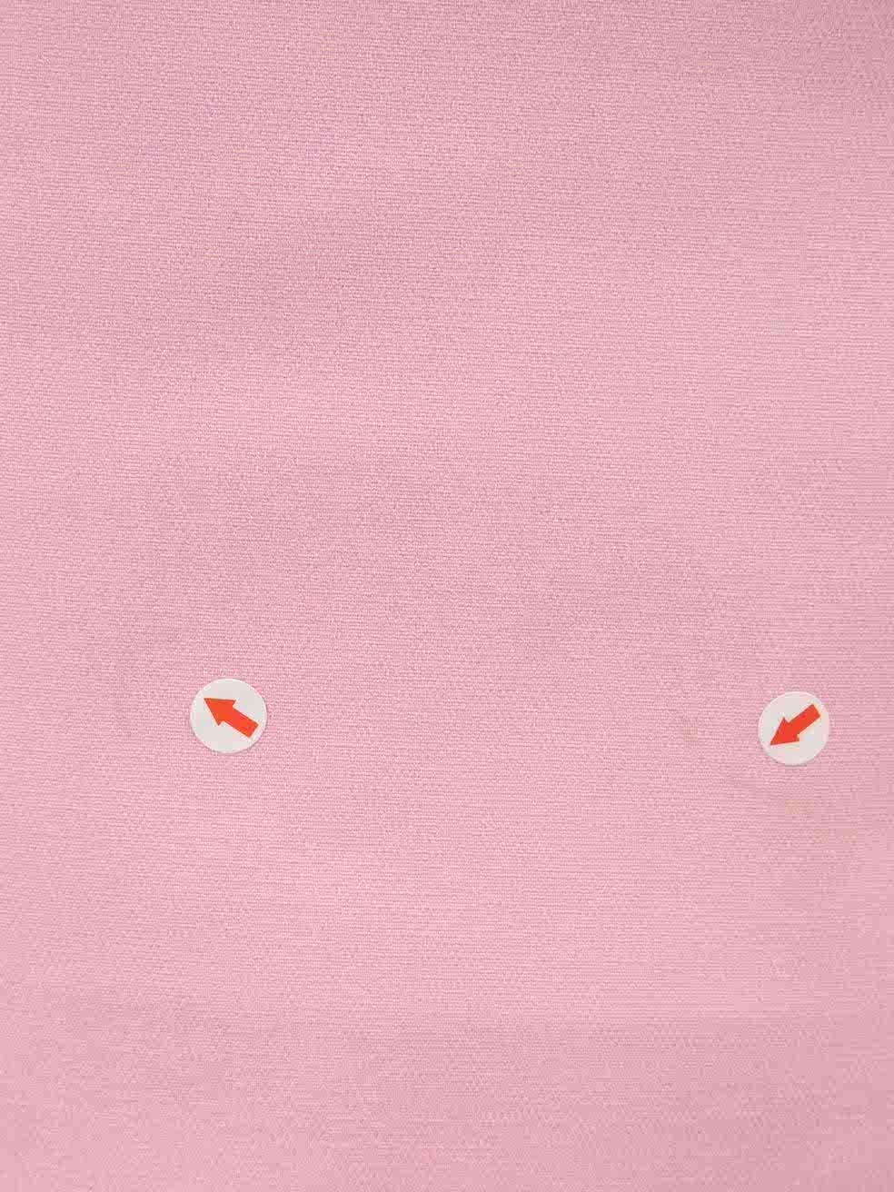 Women's Off-White Pink Fitted Mini A-line Skirt Size XS For Sale