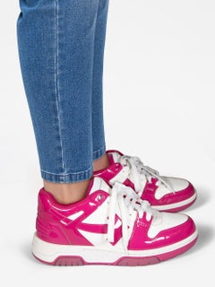 Off-White Pink Patent Out Of Office Trainers Size IT 38.5