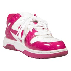 Off-White Pink Patent Out Of Office Trainers Size IT 38.5